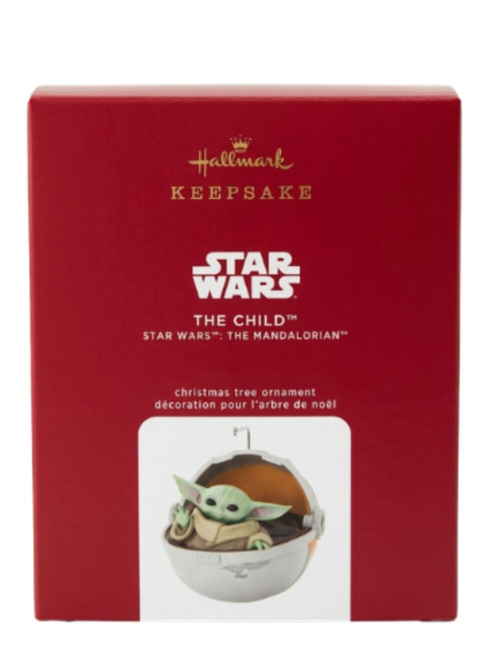 2020 Hallmark Keepsake Star Wars The Child Grogu Mandalorian Christmas Ornament